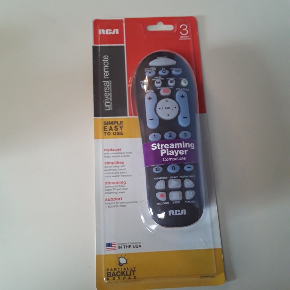 RCA remote control TV